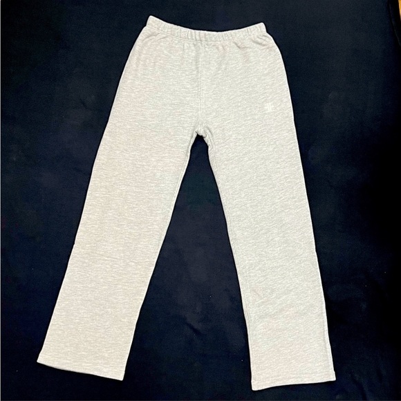 Eterne straight leg sweatpants heather grey. - Picture 3 of 7